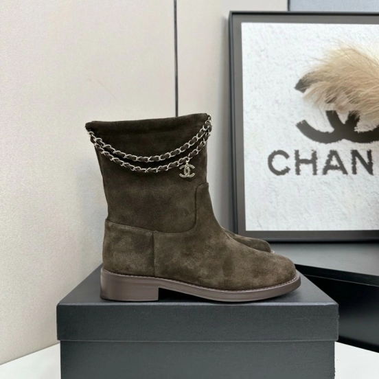 Chanel 2025 SS Short Boots Essential Fall Winter Item - LY00420