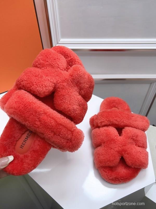 H Erijus Shoes Love Fur Slippers - LY00270
