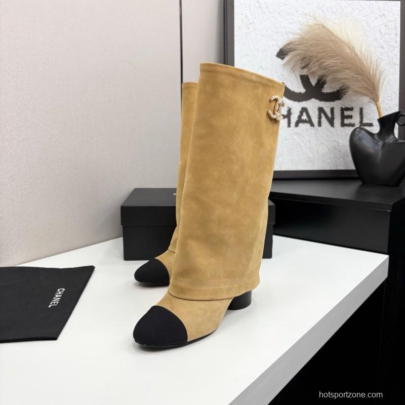 Chanel 2025/SS Small Fragrance Ankle Boots Essential Fall Winter Item - LY00480