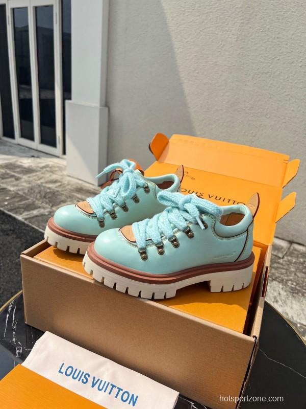 Louis Vuitton REMIX Lace-Up Derby Hiking Shoes - LY00340