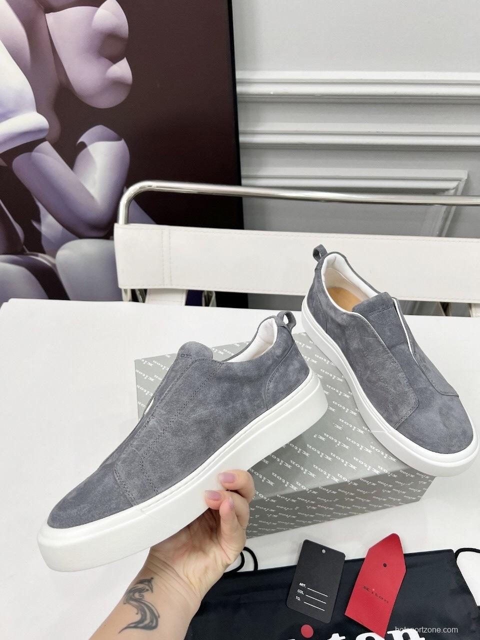 Kiton 2025/SS Slip-On Casual Men's Shoes - KFY00320