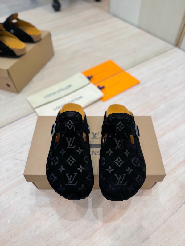 Louis Vuitton Louis Vuitton × BIRKENSTOCK Boston Soft Sole Mule Slippers - KFY00300
