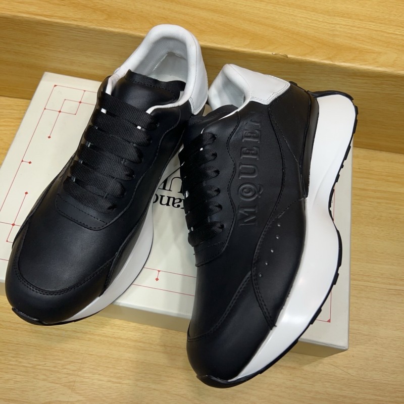 Alexander McQueen Spring 2025 Platform Sneakers with Logo Print - AS00320