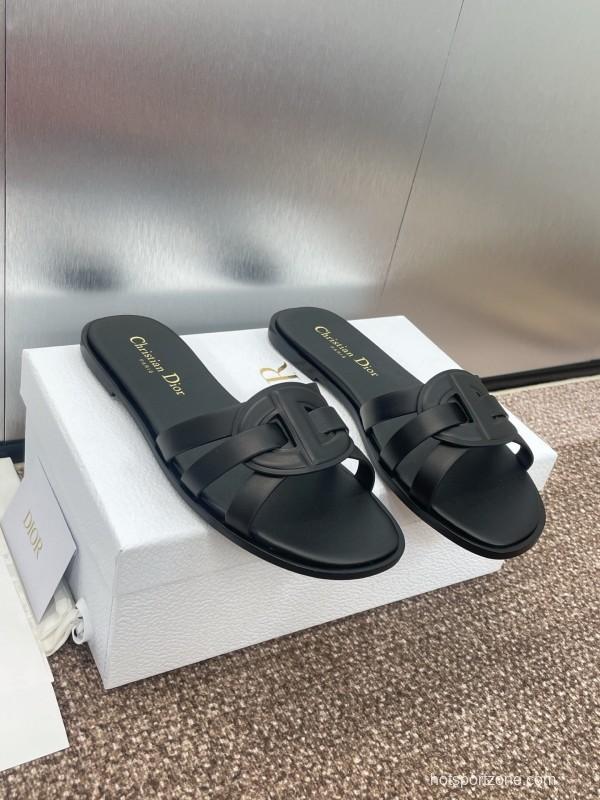 Dior D-Club Jelly Color Hollow Layered Cross-Strap Women Sandals - KFY00280