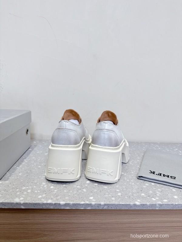 SMFK 2025SS Derby Shoes with Thick Sole Platform - LY00260