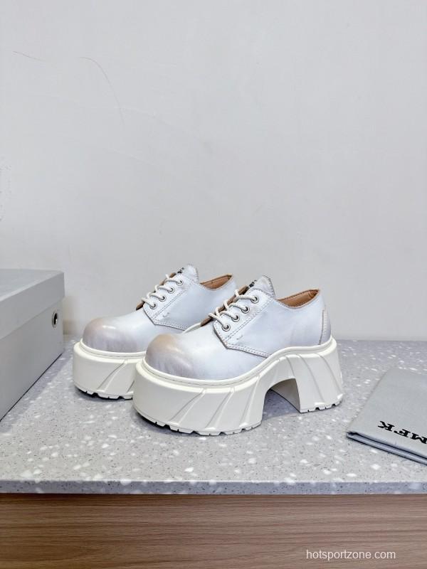 SMFK 2025SS Derby Shoes with Thick Sole Platform - LY00260