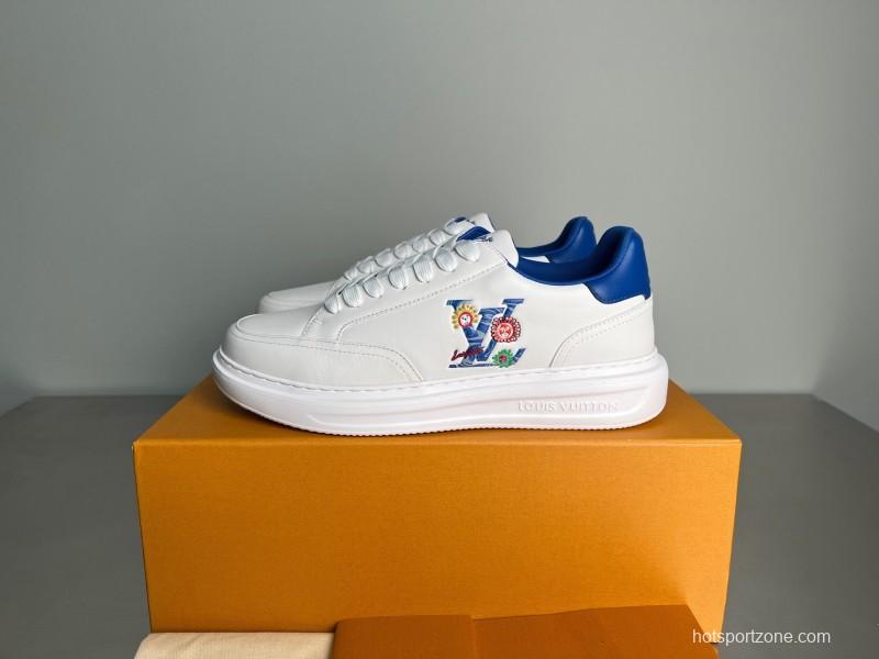 Lv Beverly Hills Low-Top Fashion Sneakers Unisex Couple Edition - YC