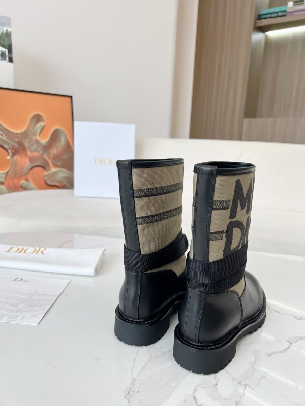 Dior 2025/SS Autumn Winter Boots Retro Work Boots Slip-On - LY00320