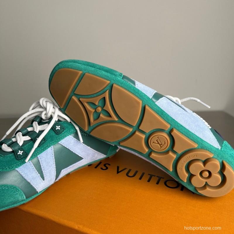 Lv Sneakerina 2025 SS Ballet Flat Low-Top Lace-Up Casual Shoes - YC