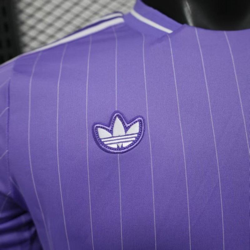 Player Version 25/26 Real Madrid Purple Adidas Original Jersey