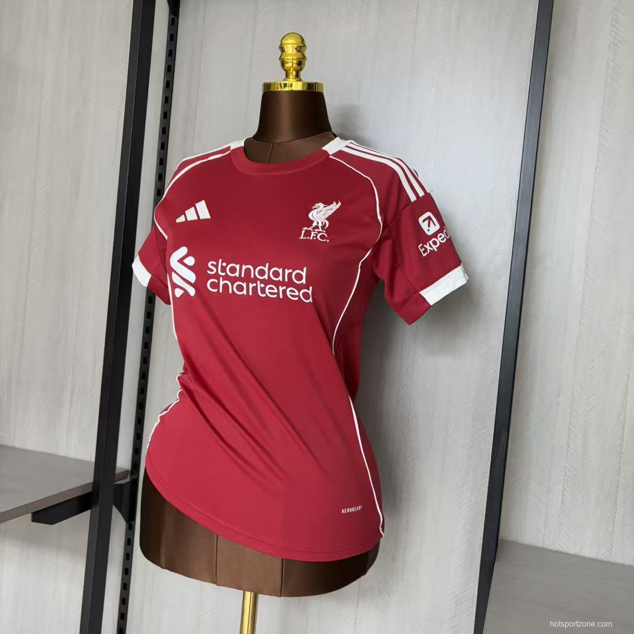 25/26 Women Liverpool Home Jersey