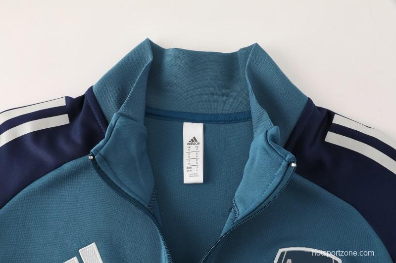 25/26 Arsenal  Navy Blue  Full zipper Jacket Tracksuit+ long pants