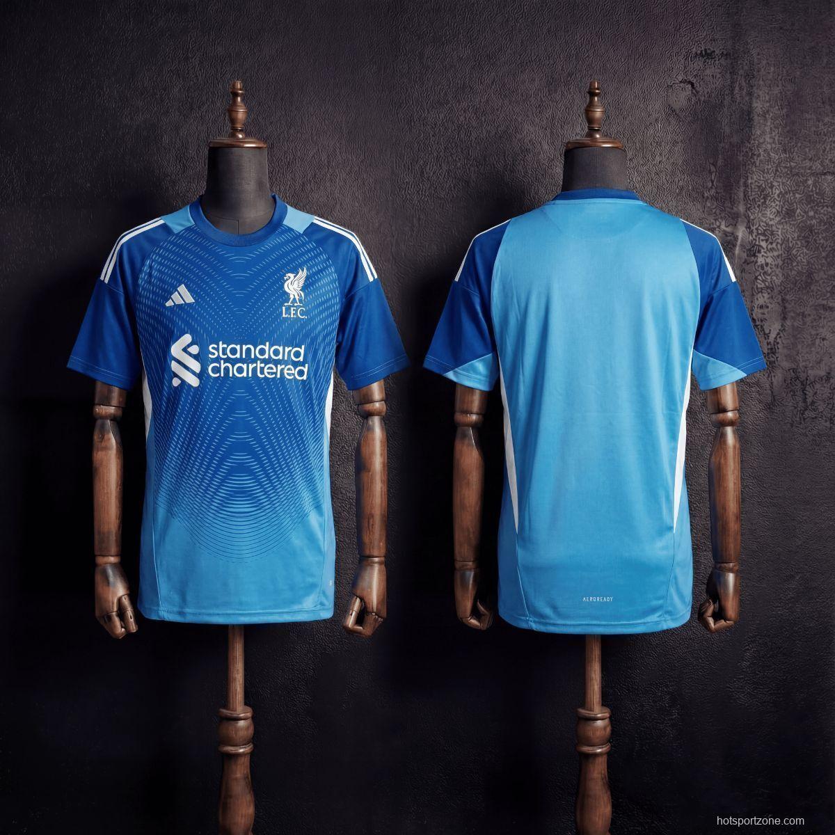 25/26 Liverpool Goalkeeper Blue Jersey
