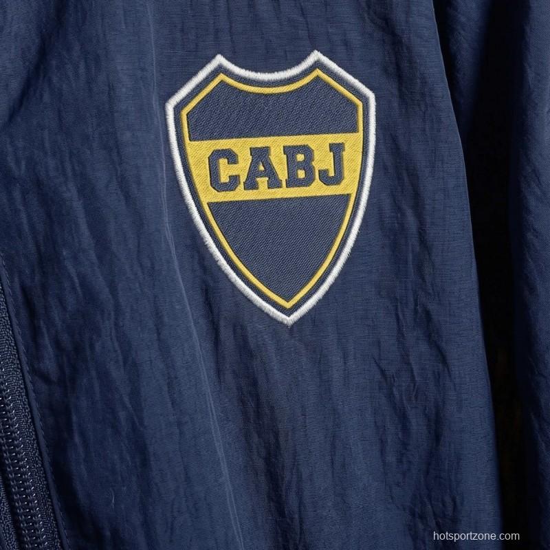 2026 Boca Juniors Black Jacket Windbreaker