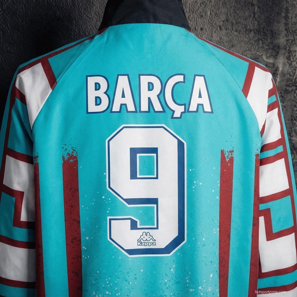 1996/97 Vintage Style Barcelona BARCA#9 Jacket Windbreaker