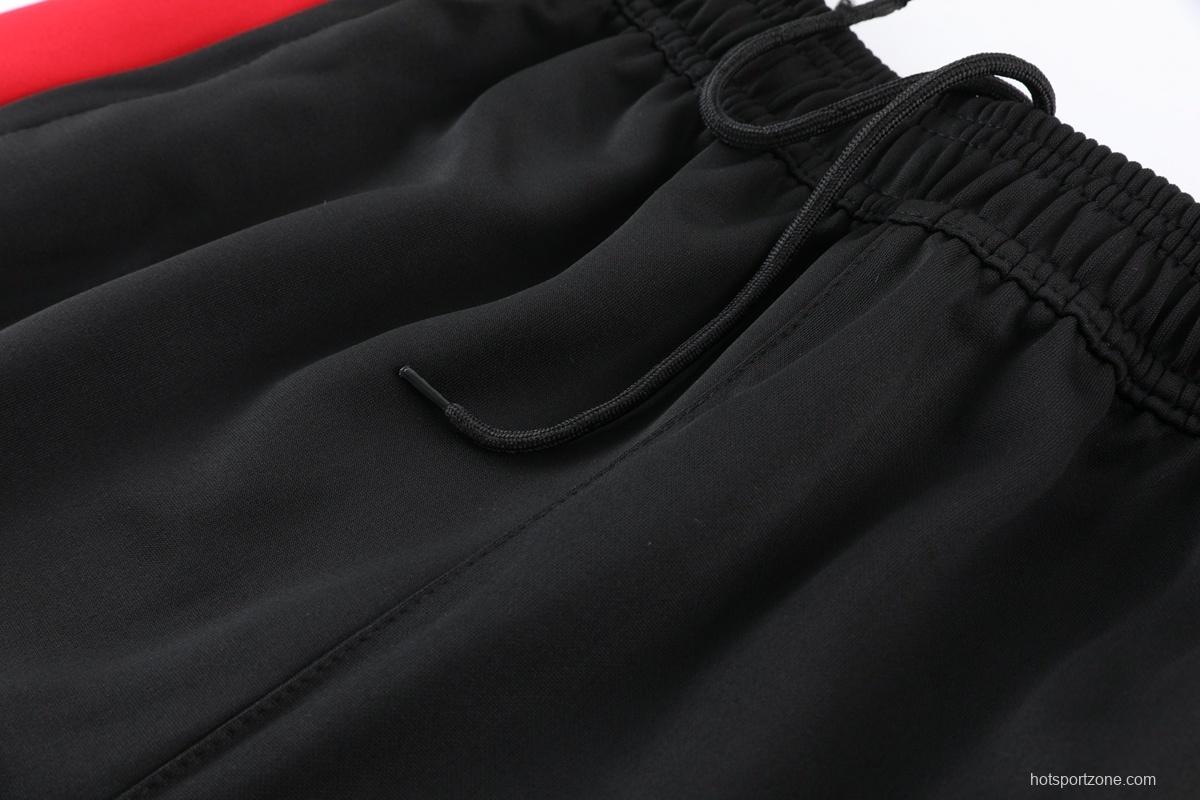 2026 Adidas Blue Full Zipper Jacket + Black Long Pants