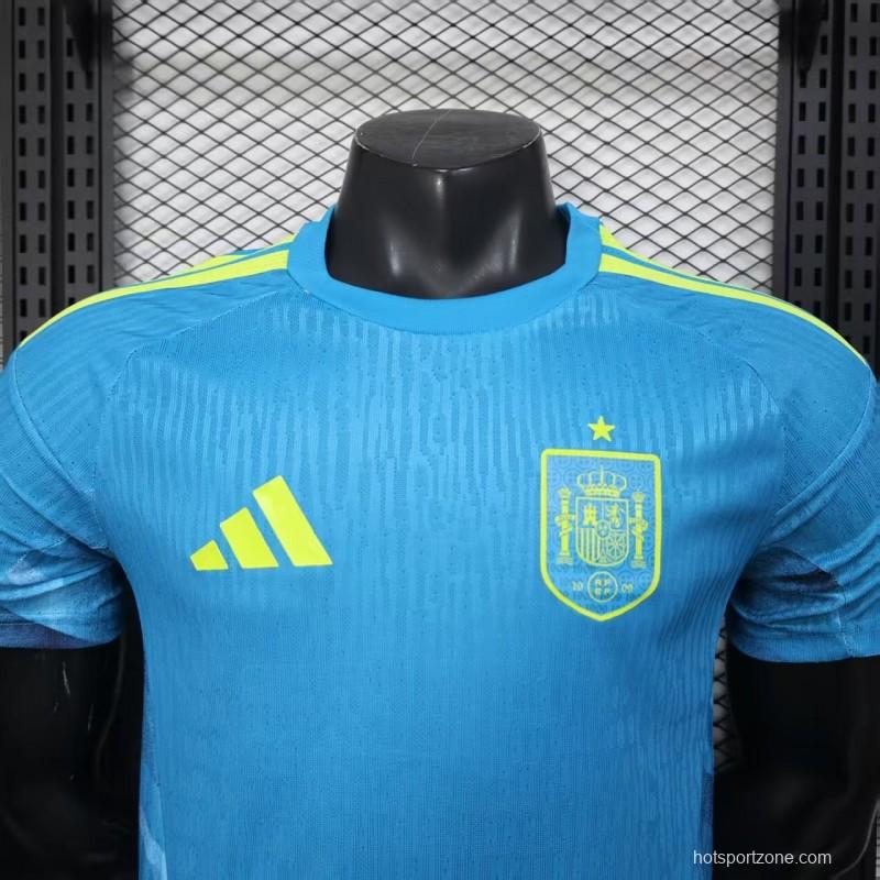 2026 Player Version Spain Away Blue Jersey