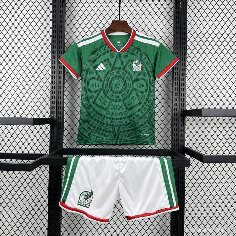 2026 Kids Mexico World Cup Home Kit