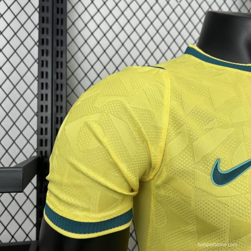 2026 Player Version Mens Brazil World Cup Home Jersey