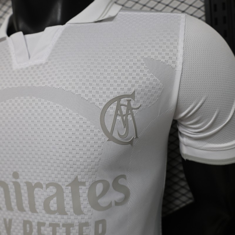 Player Version 26/27 Real Madrid All-White Tonal 125th Anniversary Jersey