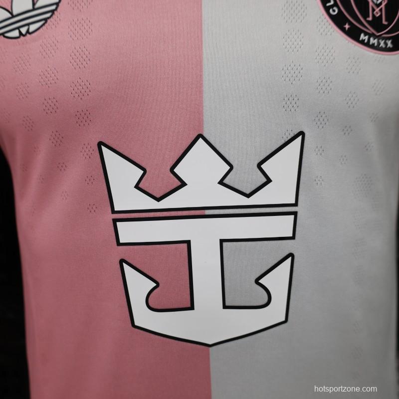 Player Version 26/27 Inter Miami CF  Pink & White with Split Panel Home Jersey