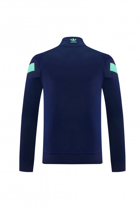 2026/27 Adidas Originals Navy Blue Full Zipper Jacket Tracksuit + Long Pants