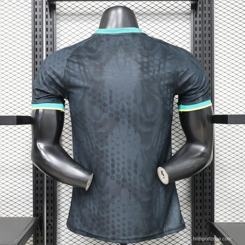 Player Version 26/27  Brazil  Charcoal Black & Mint Teal  Special Edition Jersey