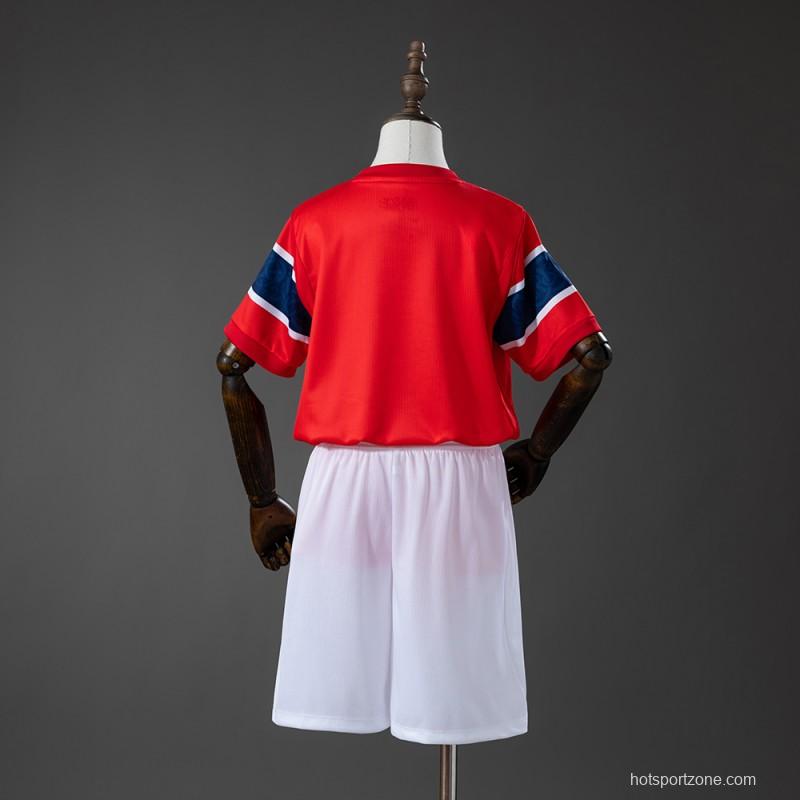 2026 Kids Norway Home Kit Jersey Size 16-28