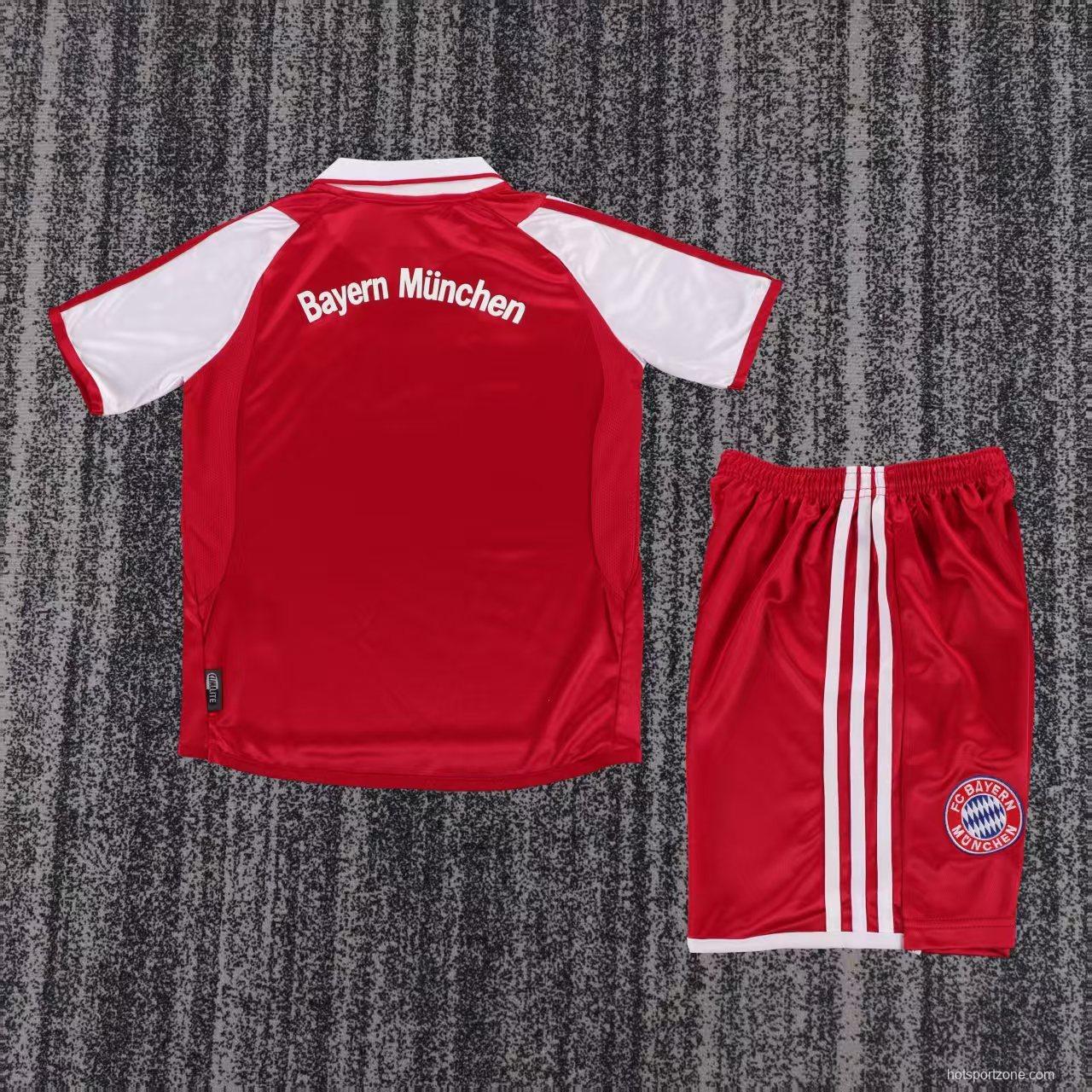 Retro 03/04 Kids Bayern Munich Home Jersey
