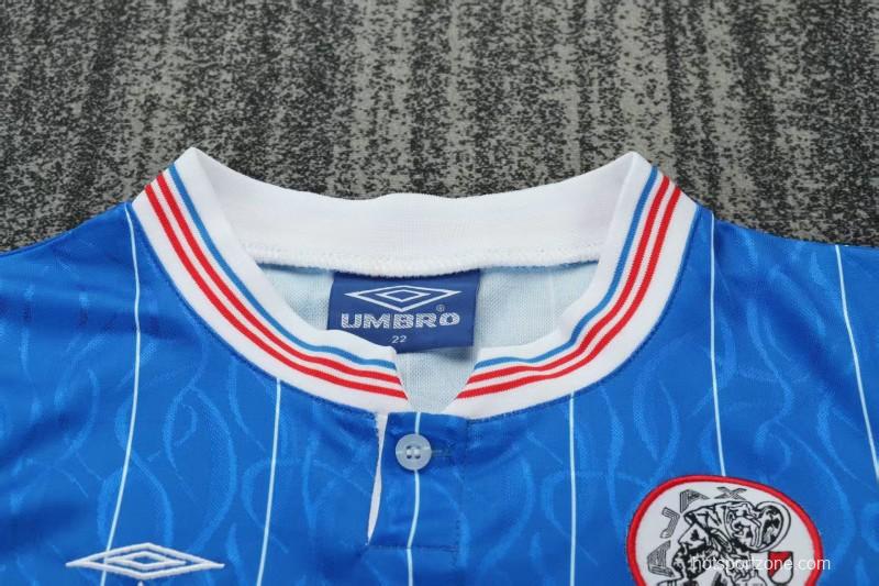 Retro Kids 89/90 Ajax Away Jersey