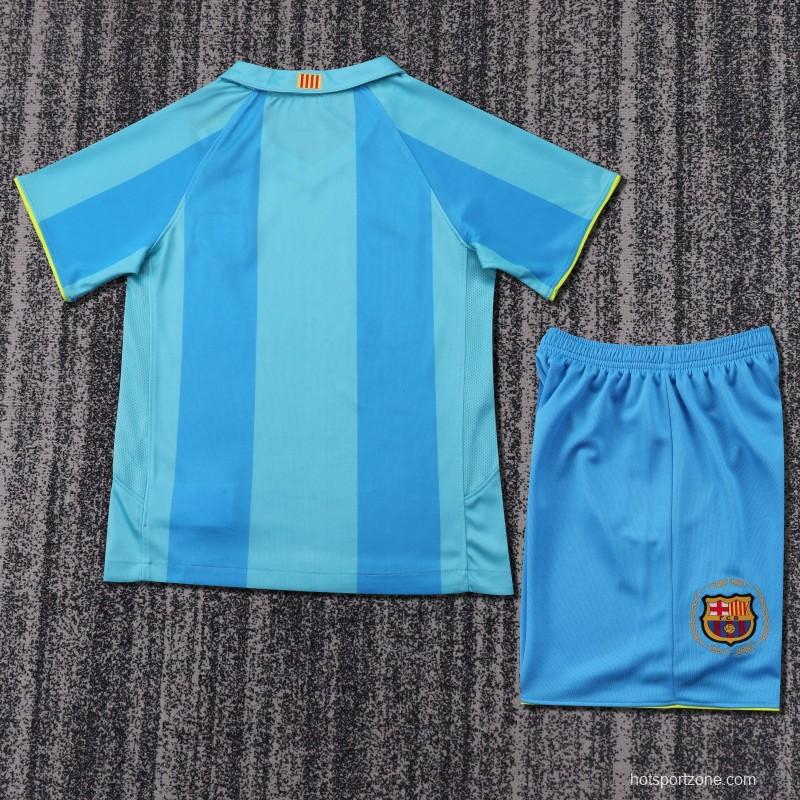 Retro Kids 07/08 FC Barcelona Away Jersey