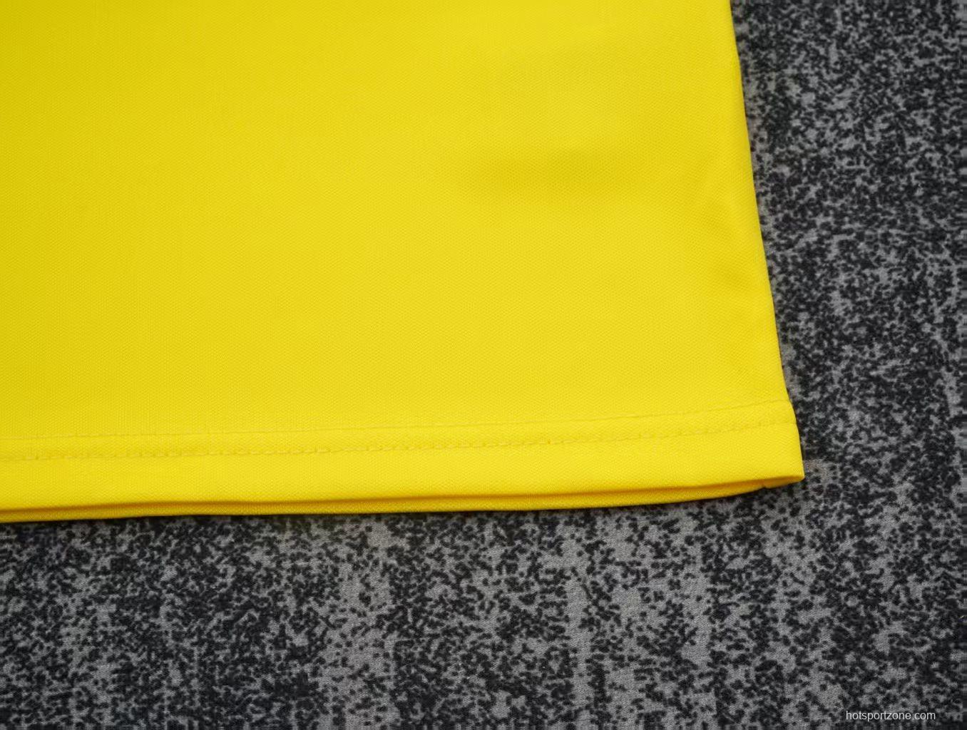 Retro 1970 Kids Brazil Yellow Jersey