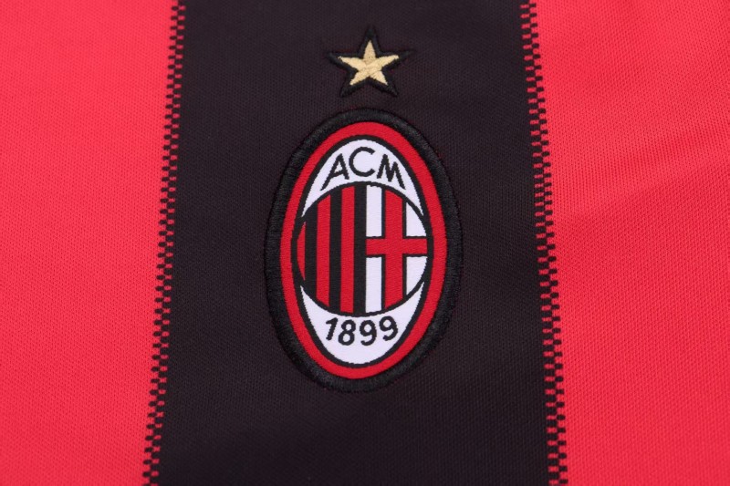 Retro Kids 11/12  AC Milan Home Jersey