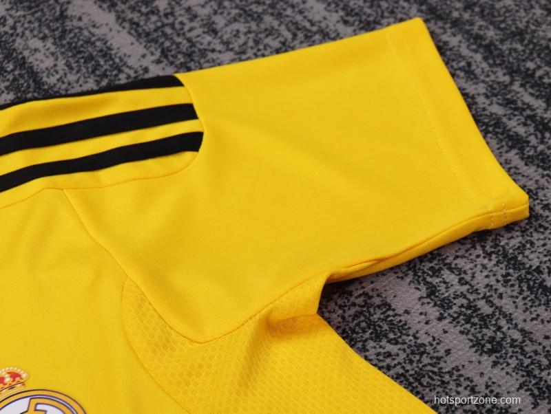 Retro Kids 11/12 Real Madrid Yellow Goalkeeper Jersey