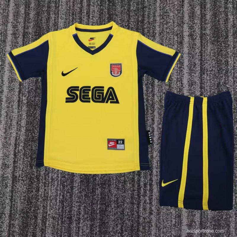 Retro Kids 00/01 Arsenal Away Jersey