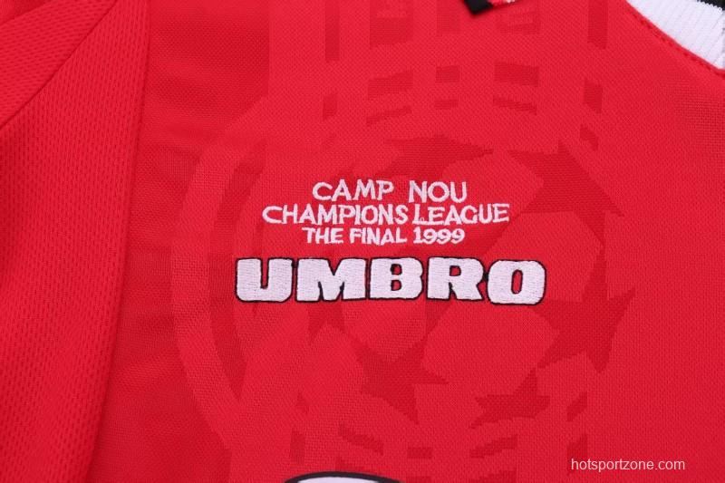 Retro Kids 99/00 Manchester United Home Jersey