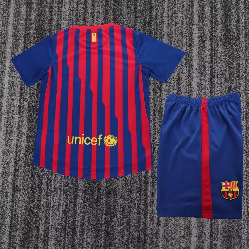 Retro Kids 11/12  FC Barcelona Home Jersey