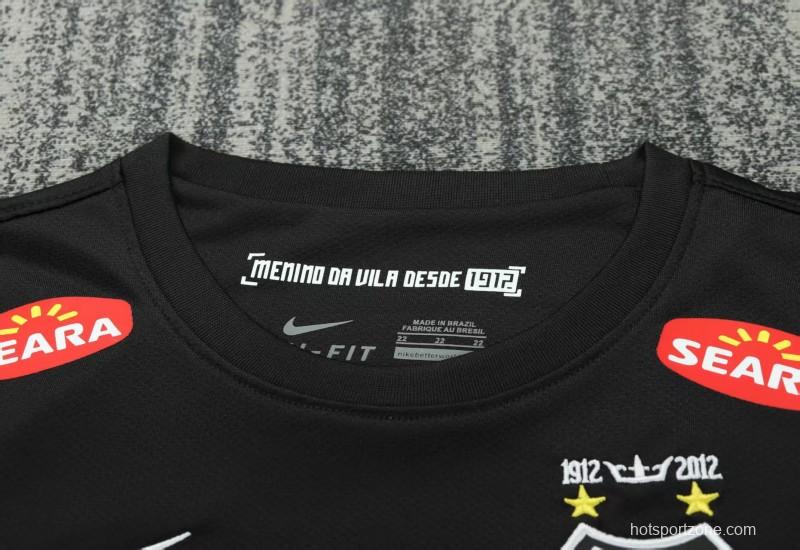 Retro 12/13 Santos FC Black Long Sleeve Jersey
