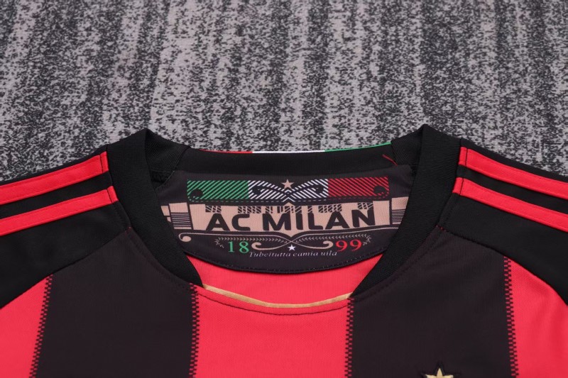 Retro Kids 11/12  AC Milan Home Jersey