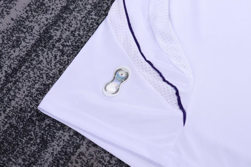 Retro 2007/08 Kids Real Madrid White & Purple Home Jersey