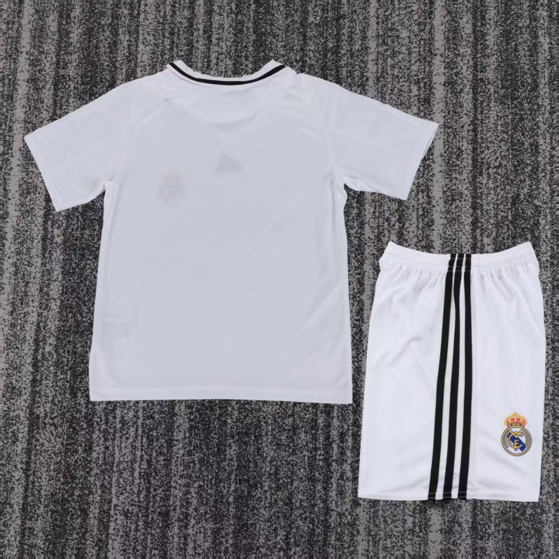 Retro Kids 08/09 Real Madrid Home Jersey