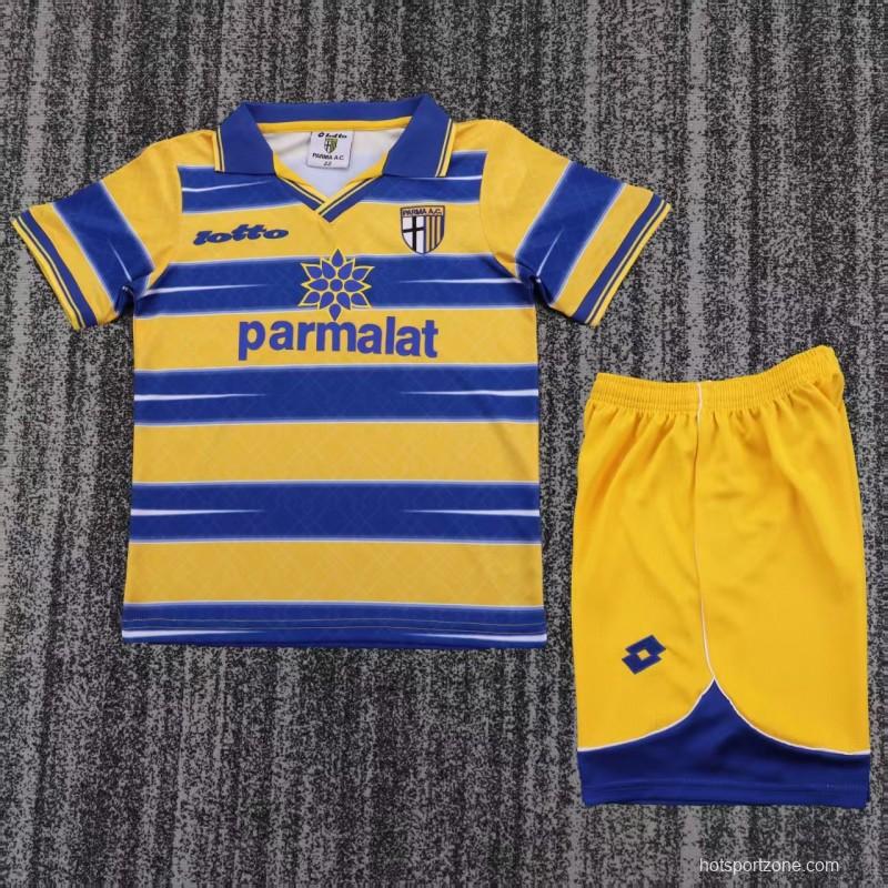 Retro Kids 98/99  Parma Home Jersey