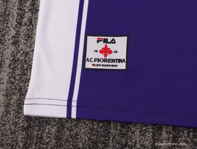 Retro Kids 99/00 Fiorentina Home Jersey