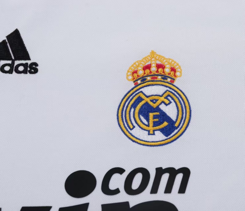 Retro Kids 08/09 Real Madrid Home Jersey