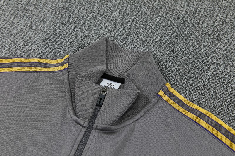 26/27 Manchester United Dark Gray Full Zipper Jacket+Long Pants