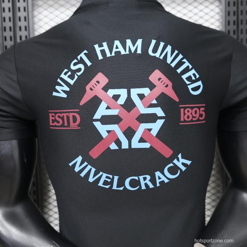 layer Version 26/27 West Ham United Training Dark Grey  Jersey