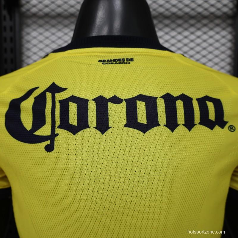 Player Version 26/27 Club América Yellow  Home Jersey