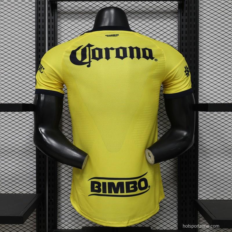 Player Version 26/27 Club América Yellow  Home Jersey