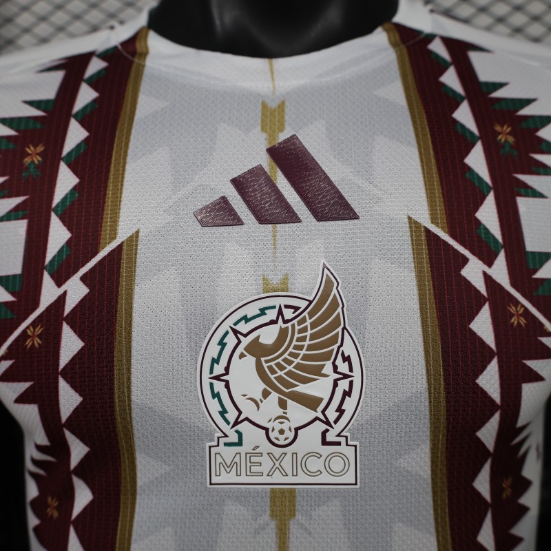 Player Version 2026 Mexico White  Special Edition Away Jersey
