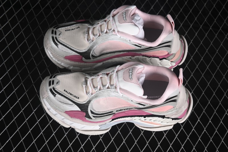Balenciaga Triple S 2 Gradient Mesh Runner Sneakers with Oversized Sole - WTR2G6800